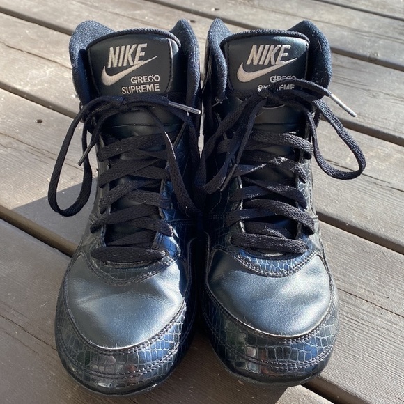 NIKE GRECO SUPREME BLACK WRESTLING SHOES - Picture 6 of 11